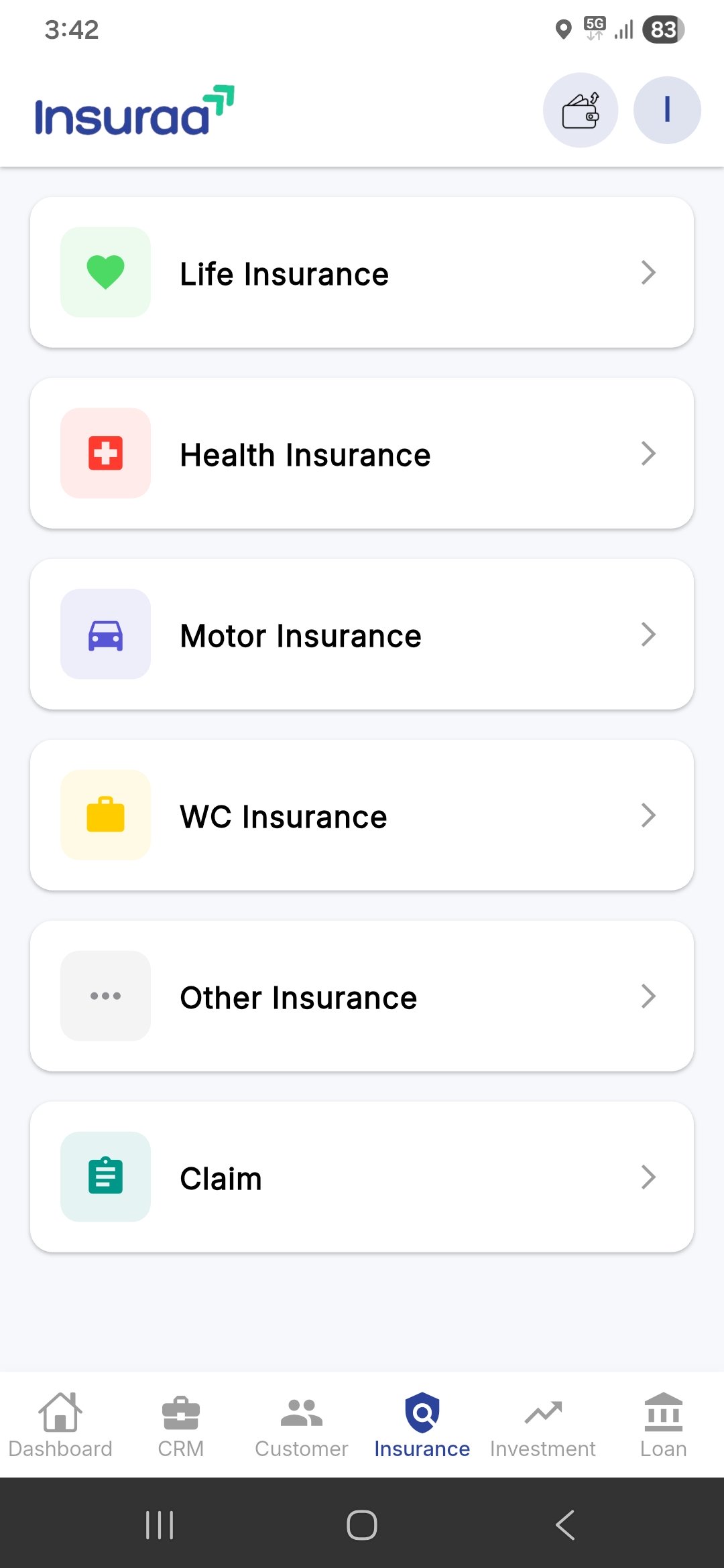 Agent App Screen